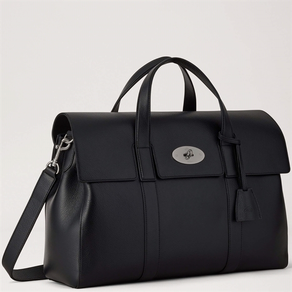 Mulberry Piccadilly Messenger Black Small Classic Grain